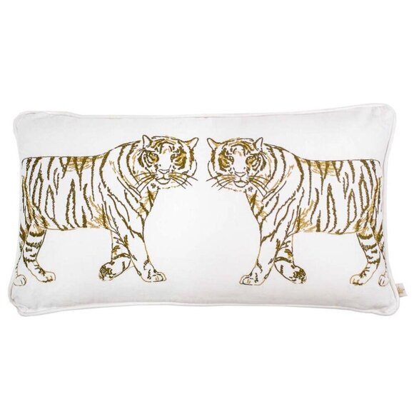 Tiger Walk Lumbar Pillow - Picture 1 of 1